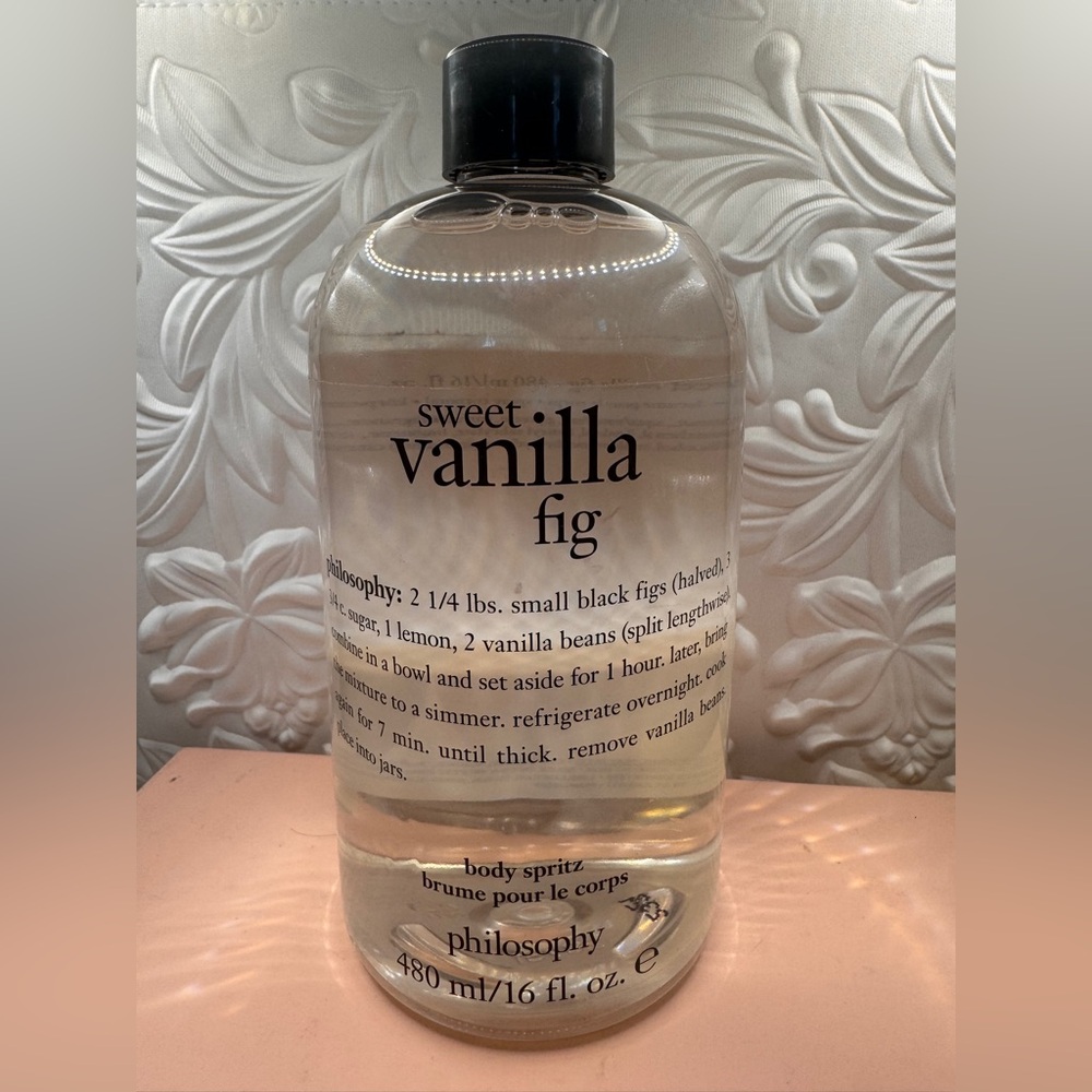 Philosophy body spritz ‘sweet vanilla fig’ 16oz